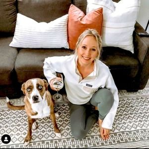 Patagonia Cream/White Quarter-Zip Pullover Sweater